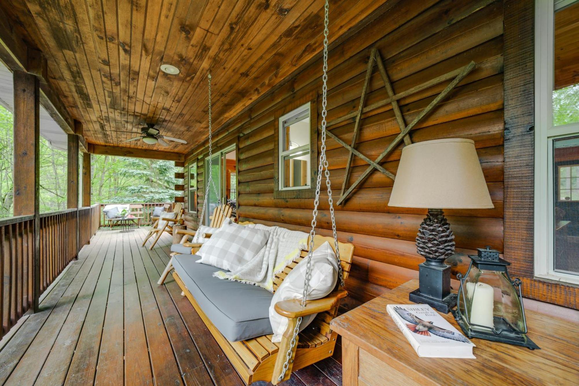 Peaceful Smoky Mountain Cabin With Deck And Fire Pit! Waynesville Exterior foto